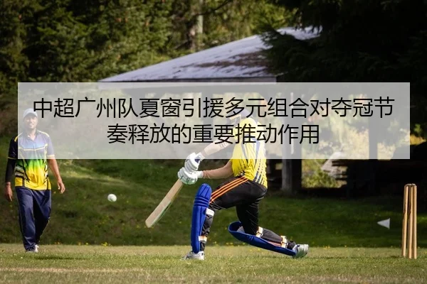 中超广州队夏窗引援多元组合对夺冠节奏释放的重要推动作用